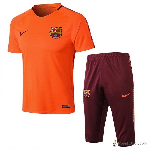 Camiseta Entrenamiento Barcelona Conjunto Completo 2018/19 Naranja